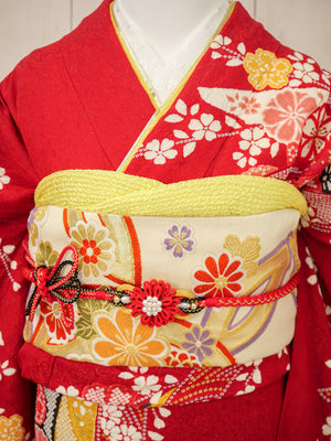 FI-022   紅花繚乱（こうかりょうらん）　振袖