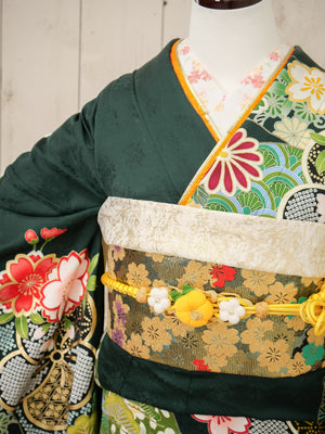 FI-027　翠緑の花宴　振袖