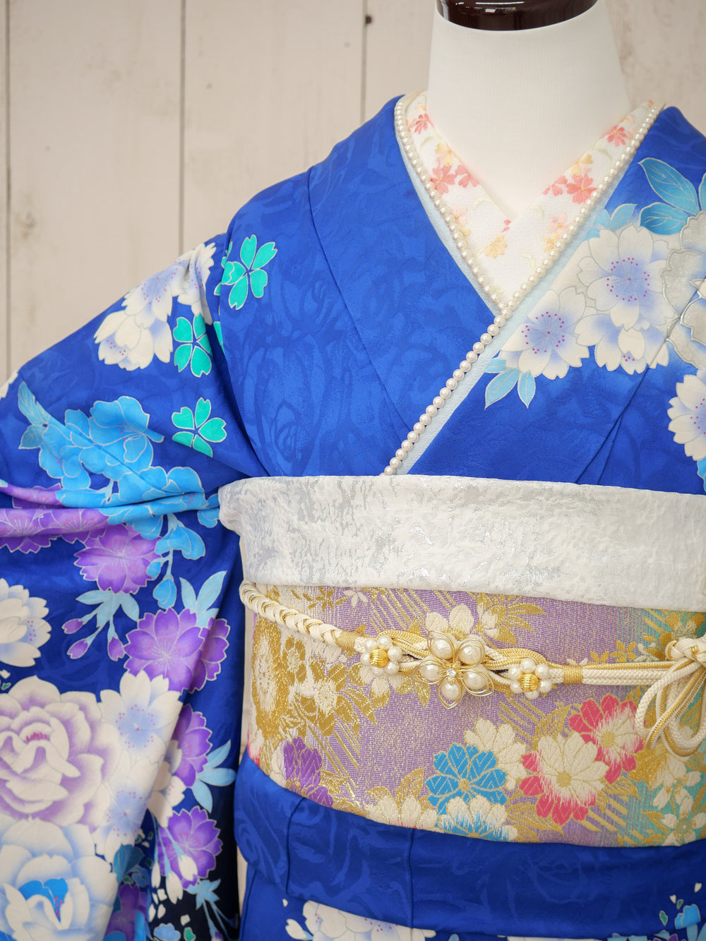 FI-030　蒼き花氷　振袖