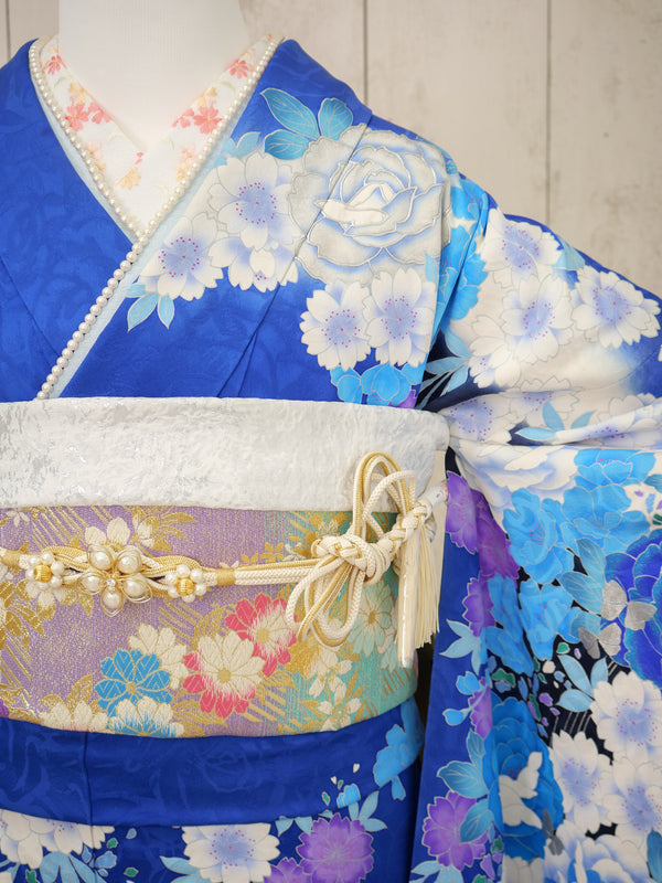 FI-030　蒼き花氷　振袖