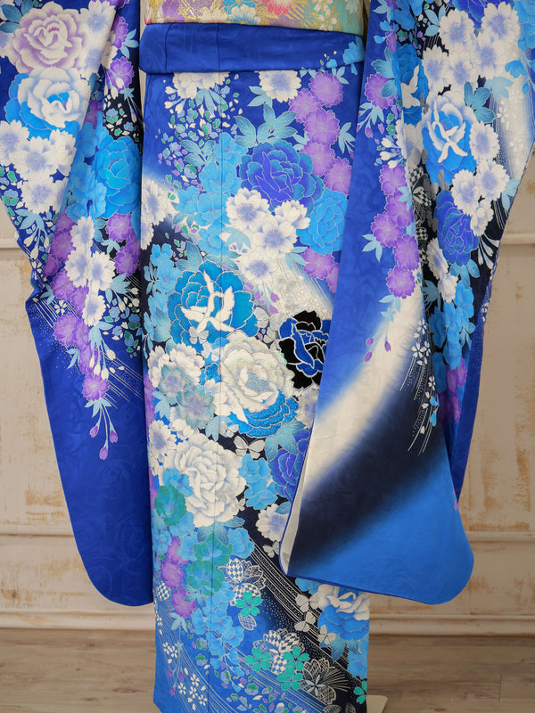FI-030　蒼き花氷　振袖
