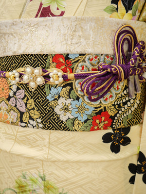 FI-033　柑橘グラデの花束　振袖