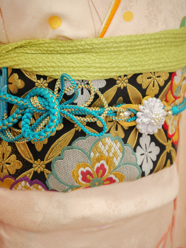 FI-037    花笑みの雅桃　振袖