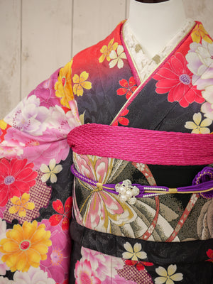 FI-041　花咲きグラデーション　振袖