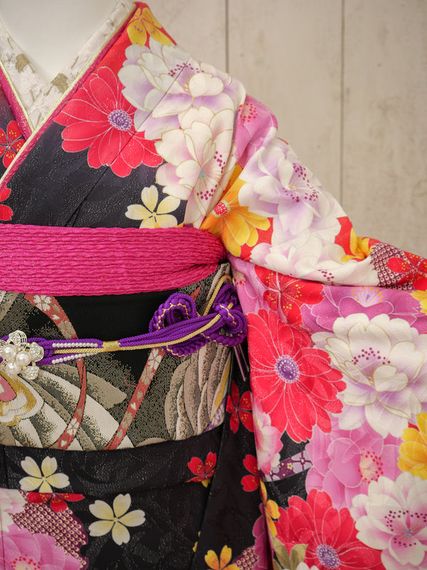 FI-041　花咲きグラデーション　振袖
