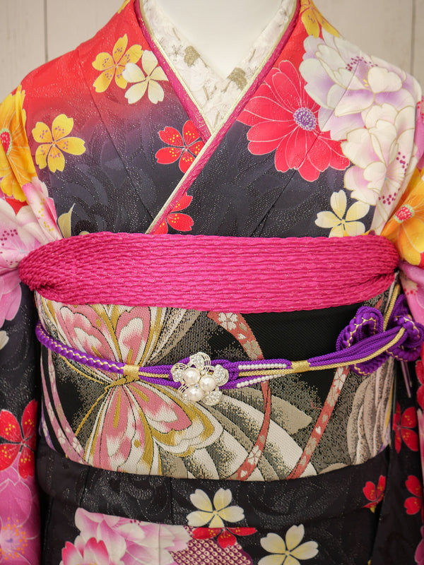 FI-041　花咲きグラデーション　振袖