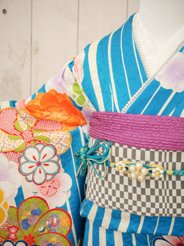 FI-050　縞彩の花宴　振袖