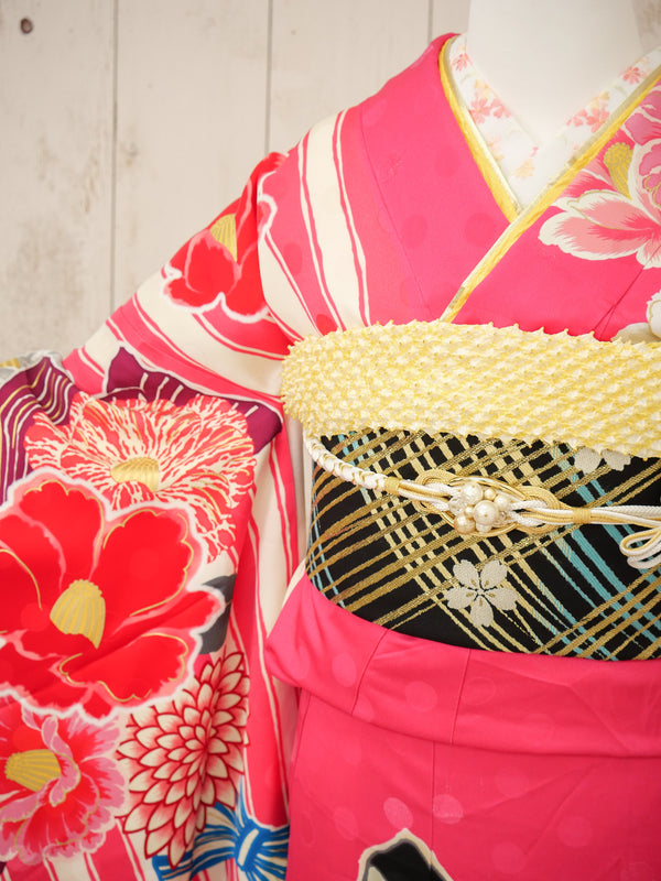 FI-051　艶華ストライプ　振袖