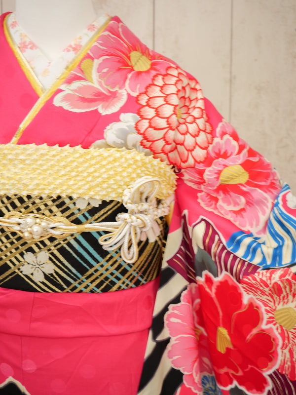 FI-051　艶華ストライプ　振袖