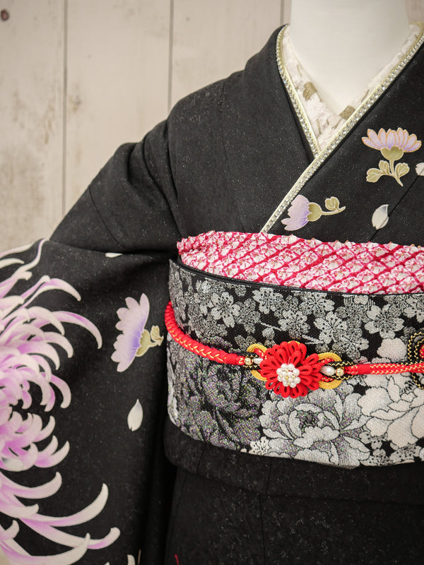 FI-055　黒菊シンフォニー　振袖