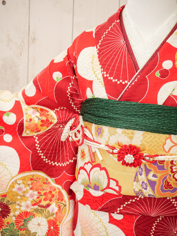FI-056　紅梅の華かさね　振袖
