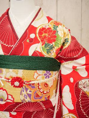 FI-056　紅梅の華かさね　振袖