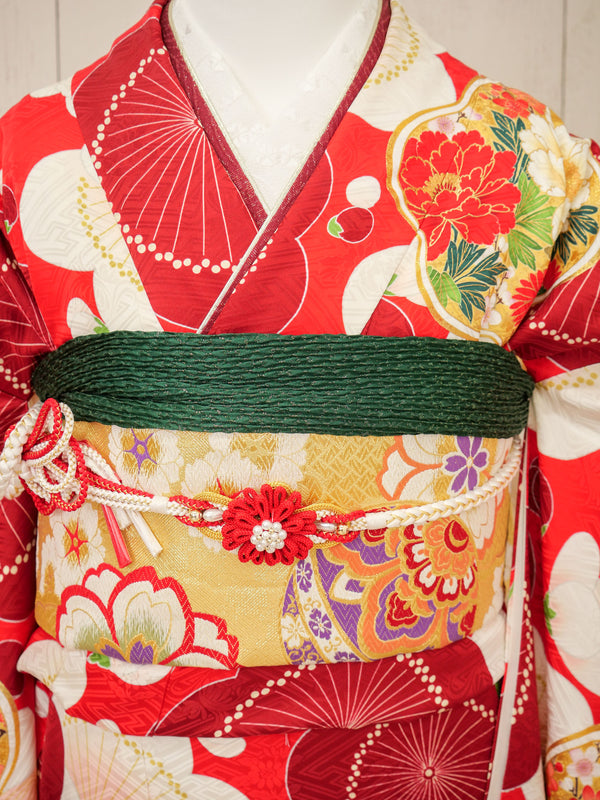 FI-056　紅梅の華かさね　振袖
