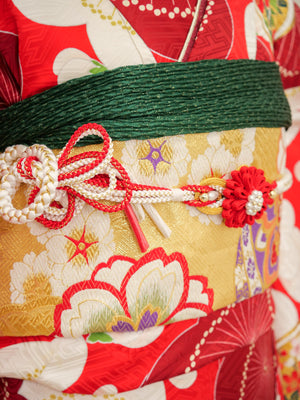 FI-056　紅梅の華かさね　振袖