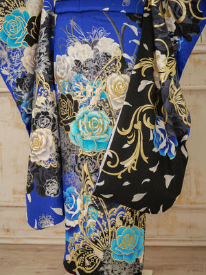 FI-058　蒼薔薇レガリア　振袖
