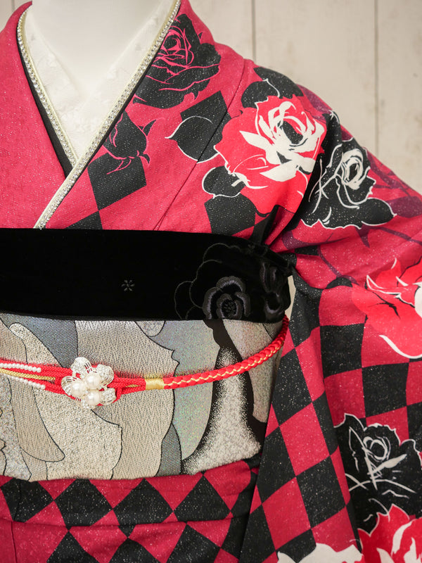 FI-062　薔薇の盤上　振袖