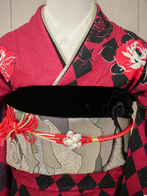 FI-062　薔薇の盤上　振袖