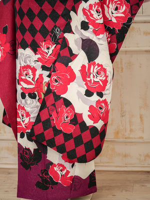 FI-062　薔薇の盤上　振袖