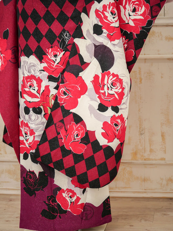 FI-062　薔薇の盤上　振袖