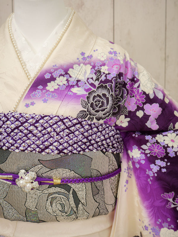 FI-049    紫麗の薔薇夢　振袖