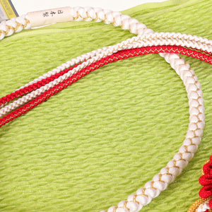 【販売】振袖小物3点 Pセット 黄緑/鶸色/紅白.