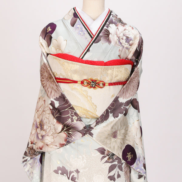 【販売】振袖小物3点 Rセット 赤/黒/古典.