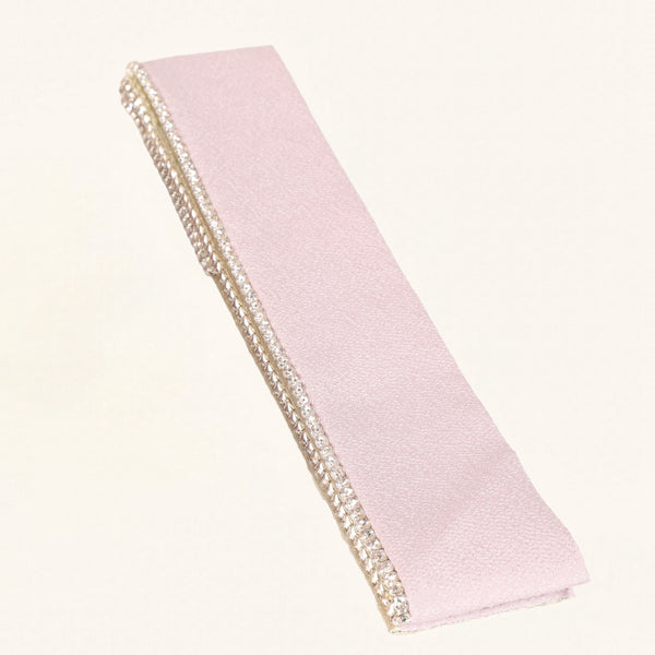 【販売】振袖小物3点 Sセット ホワイト/パープル/くすみ.