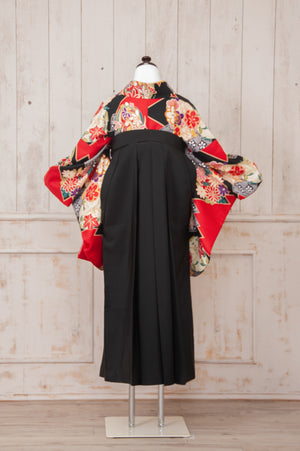 KR-047/アダムイヴ 赤黒　卒業袴