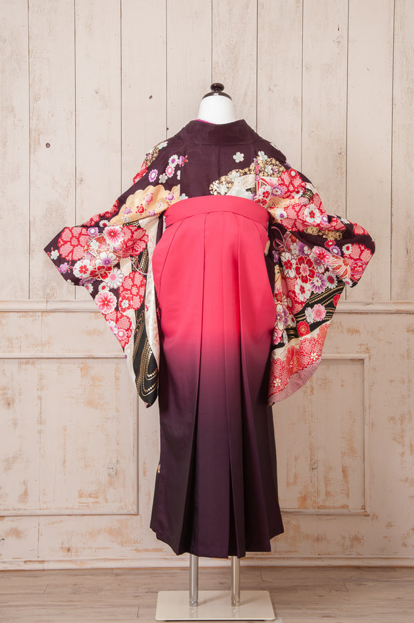 KR-036/PATiPATi ダークパープル　卒業袴