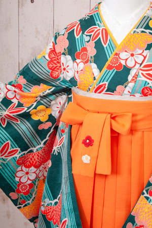 KR-062/松竹梅緑　卒業袴