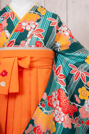 KR-062/松竹梅緑　卒業袴