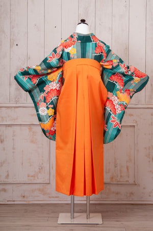 KR-062/松竹梅緑　卒業袴