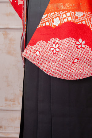 KR-063/ホワイトオレンジ　卒業袴