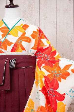 KR-065/百合尽くし　卒業袴