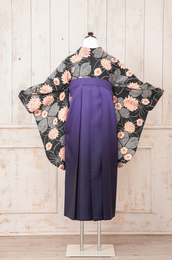 KR-038/黒しぼり　卒業袴