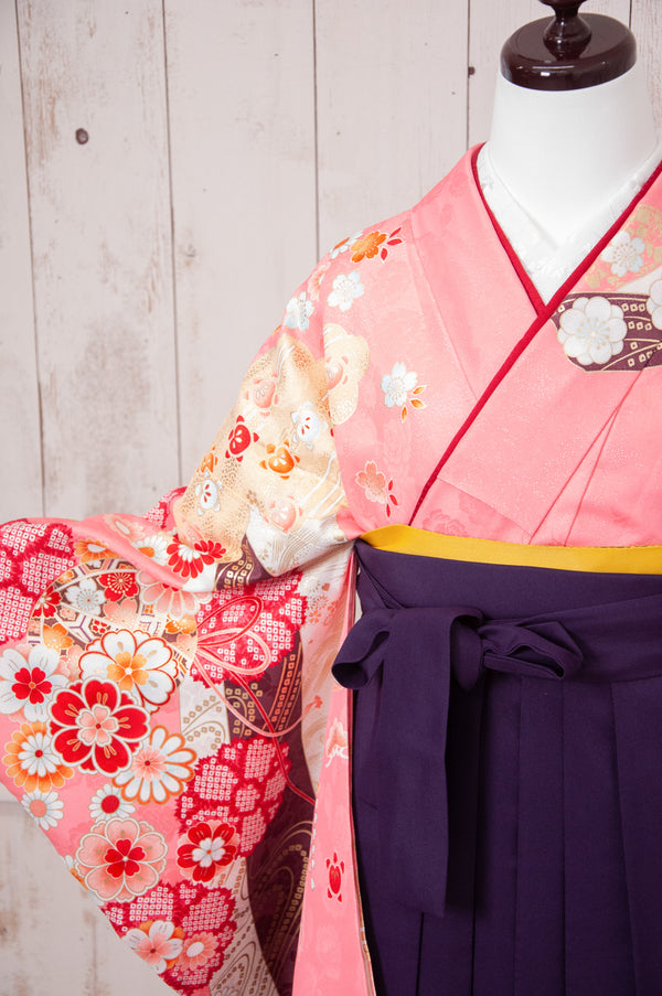 KR-066/PATiPATi ピンク手まり　卒業袴