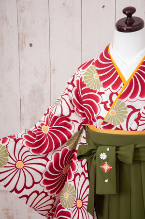 KR-067/深ねじり菊　卒業袴