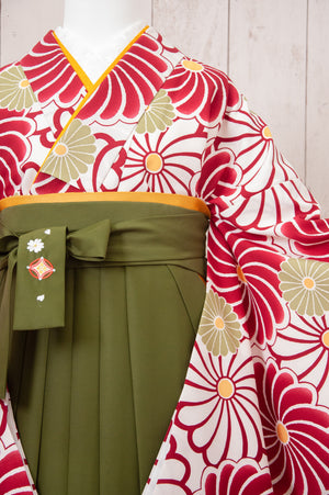 KR-067/深ねじり菊　卒業袴