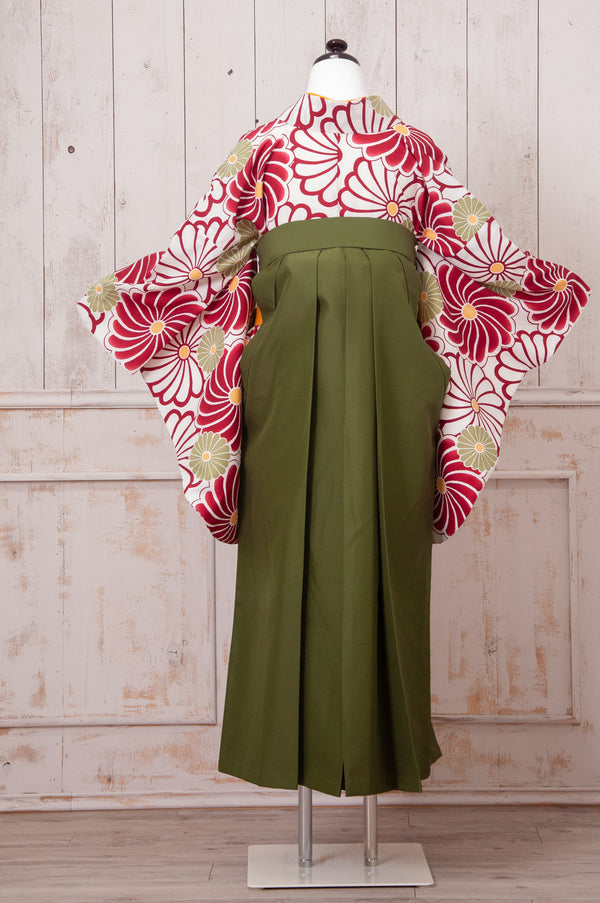 KR-067/深ねじり菊　卒業袴