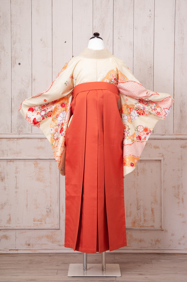 KR-075/PATiPATi クリーム　卒業袴