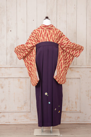 KR-041/矢絣赤　卒業袴