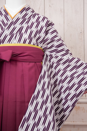 KR-079/矢絣紫　卒業袴