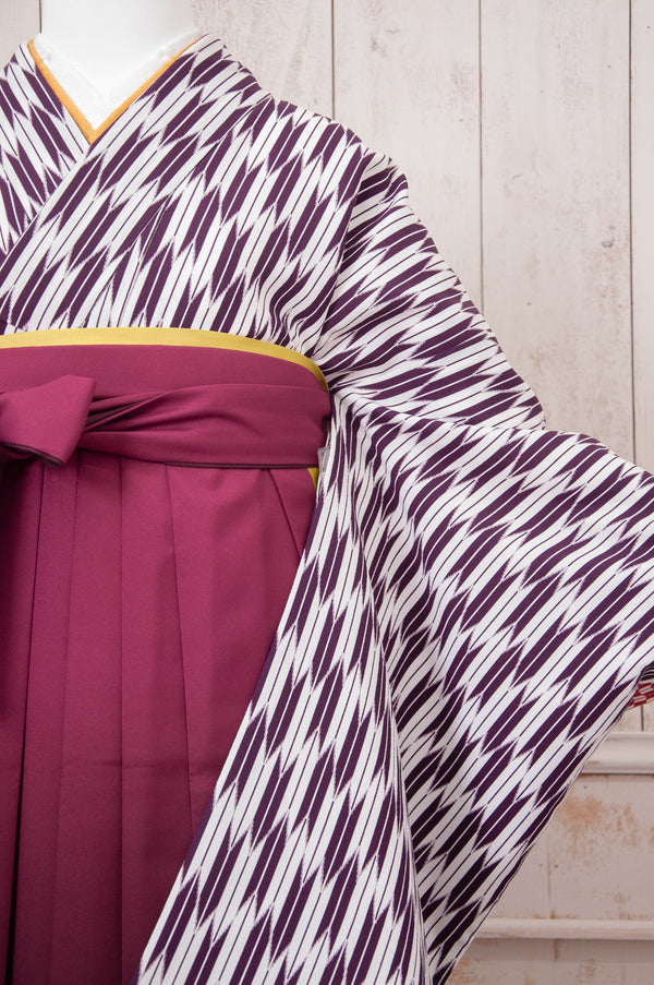 KR-079/矢絣紫　卒業袴