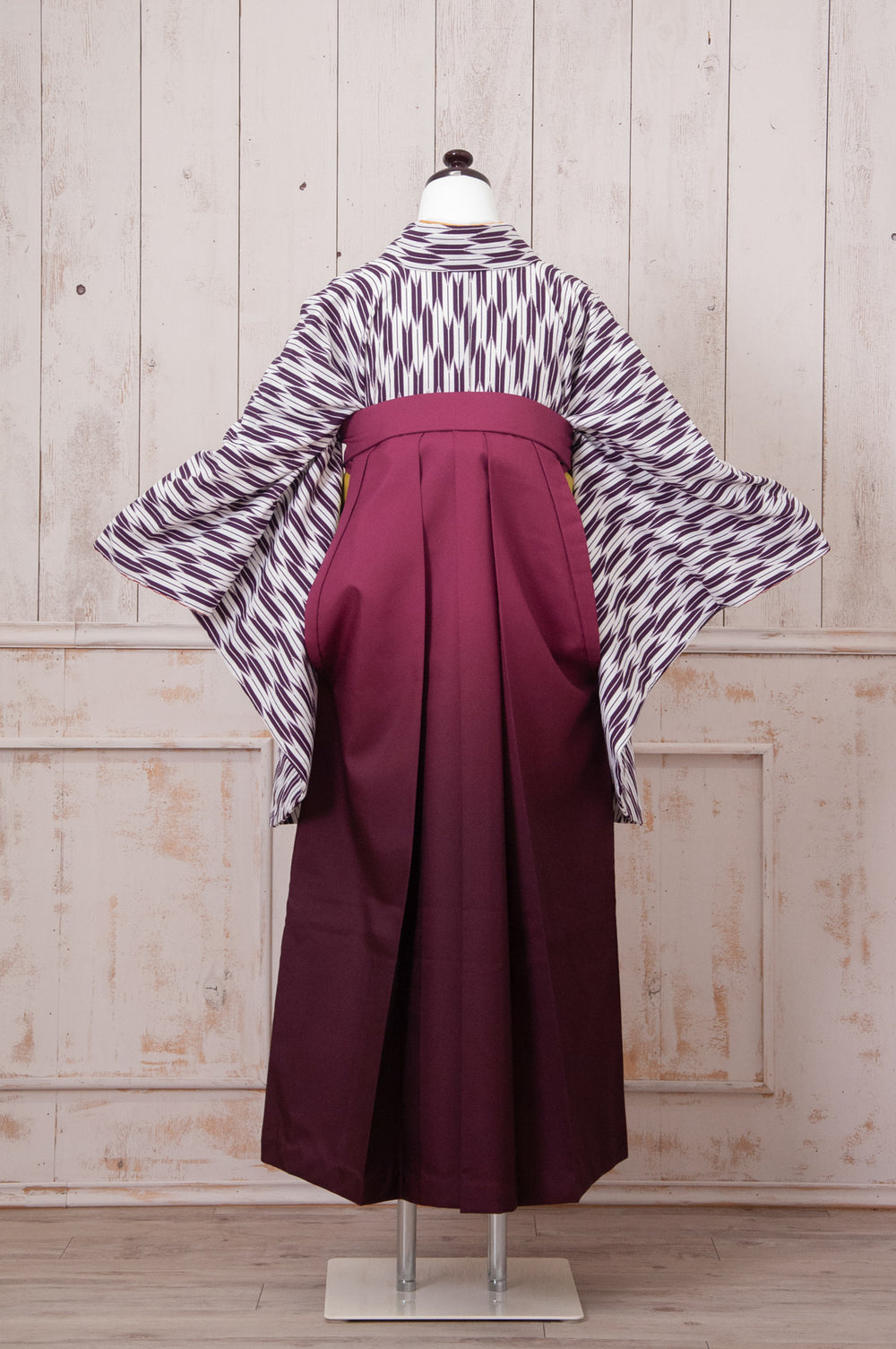 KR-079/矢絣紫　卒業袴　仙台　宮城