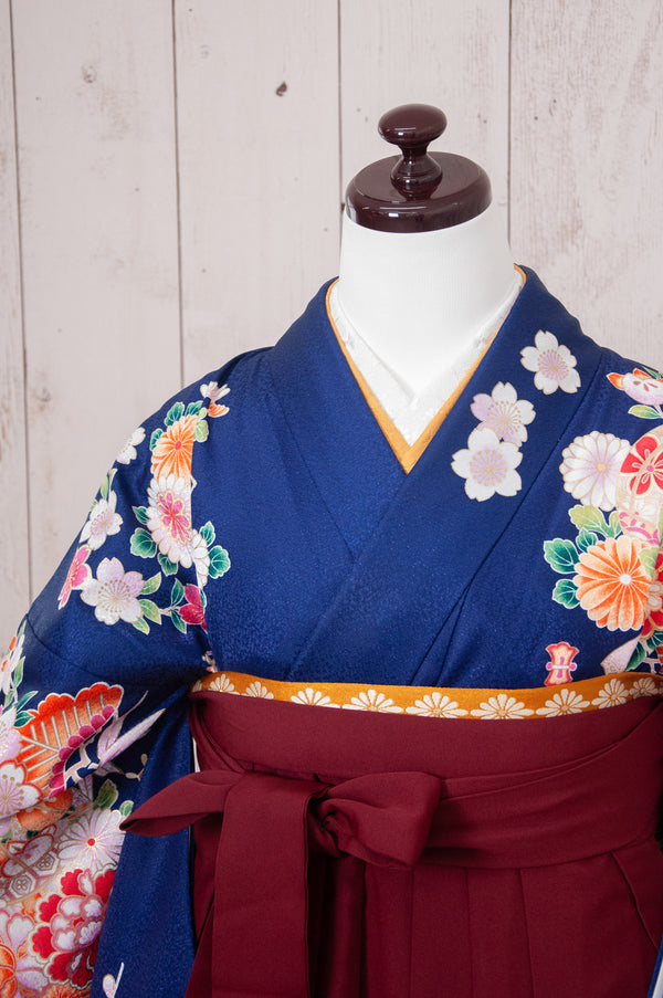 KR-082/紺手まり　卒業袴