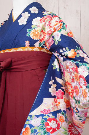 KR-082/紺手まり　卒業袴