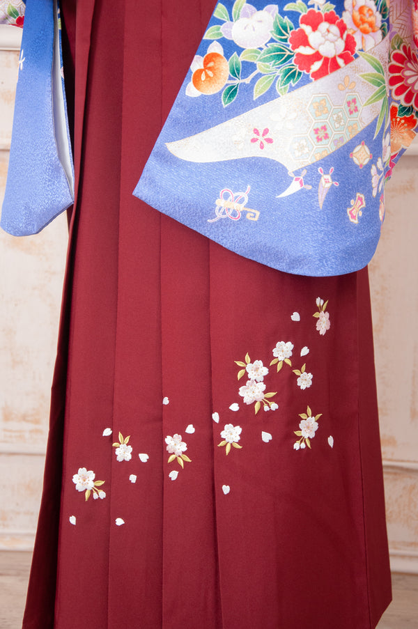 KR-082/紺手まり　卒業袴