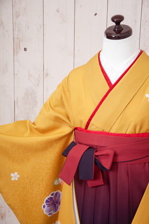 KR-084/金茶鹿の子　卒業袴