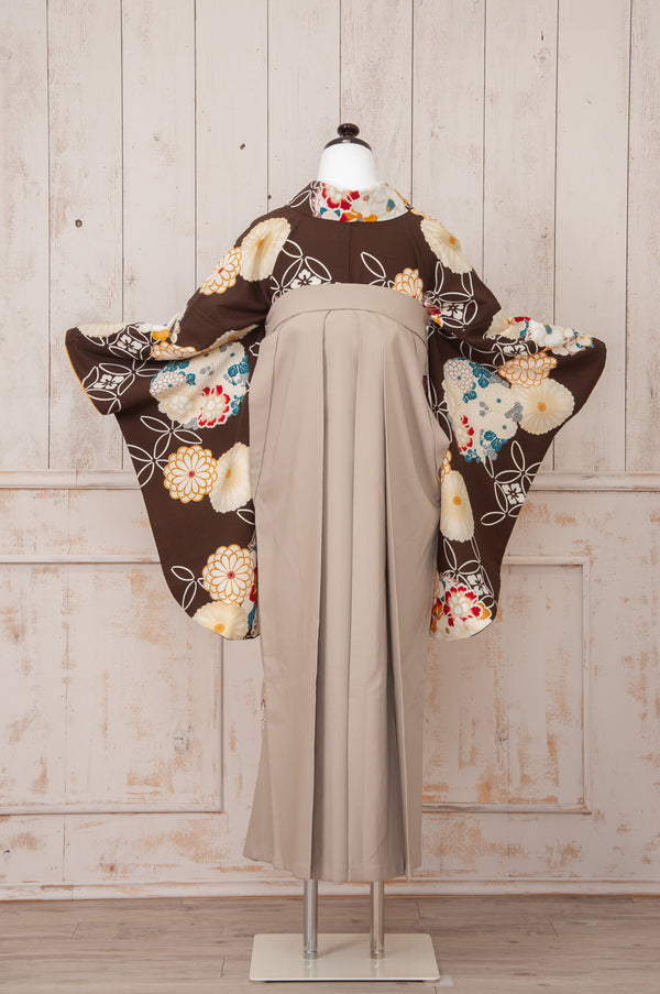 KR-019/KANSAI ブラウン　卒業袴