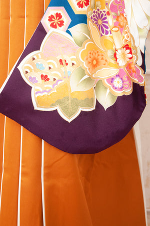 KR-025/コバルトブルー　卒業袴